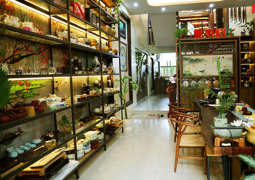 showroom hồng trà